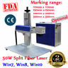 0116002691200 Origin Fda Split Fiber Laser Marking Engraving Engraver 8011717132986