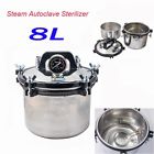 8lsteamsterilizer Suteck Portable Steam Autoclave Sterilizer Dental Equipment Stainless 759803991359