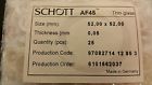 Af45 Schott Glass Qty 2