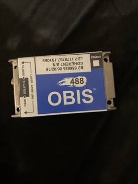 488-20-ls Coherent 1178767 Obis 488 Nm Laser And Heatsink