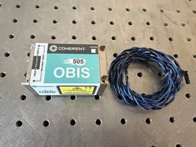 505-30 Coherent Obis Ls Cw Solid State Laser Tested 505nm 30mw 74 Hours Use