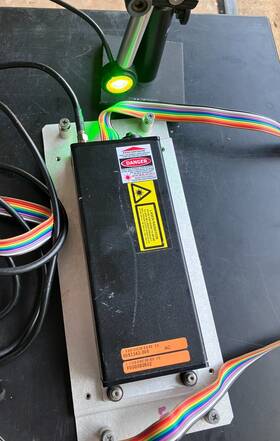 0139799-001 Crystalaser Qg-500-klat Q Switched Laser Head Only Working Tested