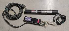 3203h-c Hughes Vintage Helium Neon Laser With Lc Series 301lc2 Drive