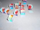 Imperfect- Color Lot Glass Combiner 22x22x22 15 Cubes - Wavelength Mm