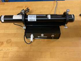 1207-1 Jdsu Yellow Jds Hene Laser System 4 Mw Tem 00 594nm With A Bit Of Orange