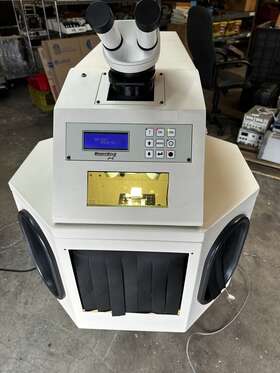505-191-080-4 Laserstar Brightstar Industrial Laser Marking Leica Microscope With Foot Pedal