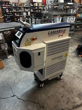 506-196-060-4 Laserstar 2012 Industrial Laser Welder Leica Microscope With Foot Pedal