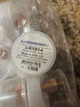 Hk20 Lazertech Lasertech Oem Nozzles For Bystronic Laser Cutter Head