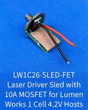 Lw1c26-sled-fet Lumen Works Laser Driver Mosfet Sled No For 1 26650 Hosts