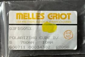 03pbs053 Melles-griot Polarizing Cube Beam Splitter 780nm 10mm