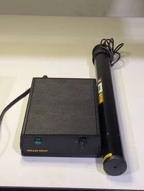 25-lgr-193-249 Melles Griot Model 5mw Green Hene Lab Laser And Power Supply