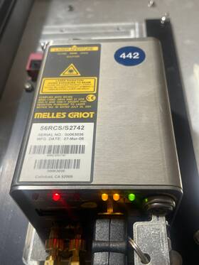 S2742 Melles Griot 56rcs/s2742 56rcs Blue Diode Laser 442nm - Works Great