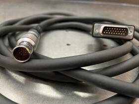 L44000-964-08 Melles Griot Dpss Laser Controller Cable For 85-yca Bcd 19 Pin Odu To Db-26 8ft
