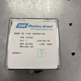 Pbs-780-100 Melles Griot 1 Inch 780nm Laser Line Polarizing Cube Polarizer