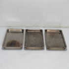 Mit206 6 X 12 M9 Midmark Ritter Lot Of Small Sterilizer Tray For Ultraclave