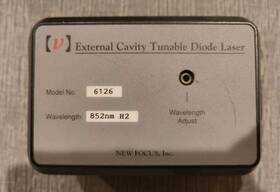 6126 New Focus External Cavity Tunable Diode Laser 852 Nm H2 Model