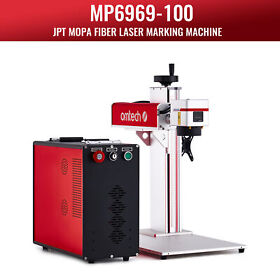 Mp6969-100 Omtech 100w Jpt M7 Fiber Laser Marker Engraver 4.3x4.3 7x7 Light Burn Compatible