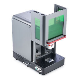 Fm4343-30je Omtech Jpt 30w 4.3x4.3 Full Enclosed Cover Fiber Laser Marking Engraving Machine