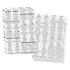 Designs-2 Pe4952 Simple Stories Planner Essentials Clear Stickers Labels 812247029153