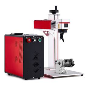 Mopa-100e Preenex 100w Mopa Laser Marking Machine For Color Metal 4.3x4.3 6.9x6.9