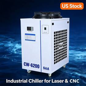 Cw-6200bn S&a Industrial Water Chiller For 45kw Cnc Spindle Laser Engraver Engraving