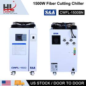 Cwfl-1500bn S&a 1500w Industrial Water Chiller For Cooling Fiber Laser Cutting Machine