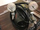 Sa55nxgte-4870 Emerson Vacuum Pump Motor Hp Rpm Gast Pressure Gauges