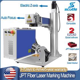 300w-m7-m-r Scotle Auto Focus Jpt Mopa M7 Fiber Laser Marking Machine Metal Engraver Marker