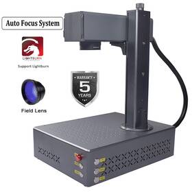 Hpfl-60 Scotle 60w Auto Focus Fiber Laser Marking Machine Metal Steel Marker Engraver Lightburn