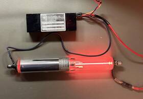 Lgr-1741 Siemens Helium-neon Laser Tube With Drive 12v Power Supply He-ne