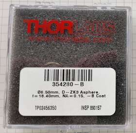 354280-b Thorlabs New Sealed Unmounted Aspheric Lens