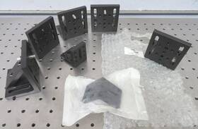 C194365 Thorlabs Ap90/m Lot 5 Right-angle Mounting Plates 2 Ab90a/m Brackets
