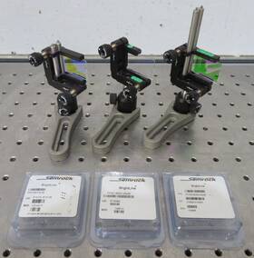 C196771 Thorlabs Km100s Lot 3 Rectangular Optics Kinematic Mount With Semrock