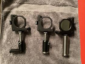 Km200cp Thorlabs Kinetic Mount With Posts - Lot Of Three