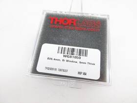 Wg81050 Thorlabs 1 Inch Silicon Broadband Precision Flat Window Uncoated