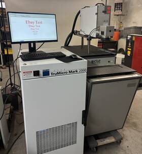 2030 Trumpf Fu09 Trumicro Short Pulse Laser Marking System 1030nm