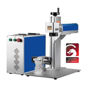 Clm50f Ultrarayc 50w Jpt Fiber Laser Marking Machine Rotary Axis Lightburn Included