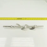 5-BLADE Stainless Steel Mixer Agitator Stirrer 5/8" Shaft 17-1/2" Oal. Fixed Price $36.89.