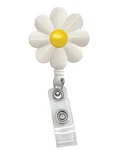 Prestige Medical Retractable Id Badge Holder Daisy * Bulldog Clip Retracteze. Fixed Price $12.20.