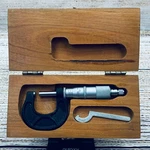 Scherr-tumico Micrometer Precision Measuring Tool Instrument With Wooden Case. Fixed Price $44.99.