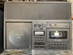 Eiki 7070A, Stereo, Compact Disc Player And Cassette Tape Recorder, Working. Fixed Price $55.00.