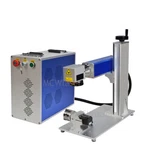 Mcwlaser 30W Raycus Metal Fiber Marking Machine Engraver With Rotary Axis. Fixed Price $2349.00.