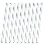 10PK Glass Stirring Rods, 7.9" - Rounded Ends, 6MM Diameter Excellent For Labo. Fixed Price $24.99.