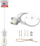 Industrial Mini Light Kit, Edison Retro Pendant, Ul E26 Lamp Socket Vint. Fixed Price $19.11.