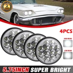 4PCS 5.75"5 3/4" Round Headlights Drl Sealed Beam Ford Thunderbird 400W. Fixed Price $54.99.