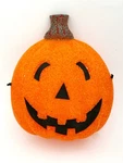 Halloween Happy Popcorn Pumpkin Wall Hanging Garage Light Cover Mask Decor 12. Fixed Price $15.99.