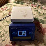Vevor Magnetic Stirrer Hot Plate *missing Temp Gauge*. Fixed Price $60.00.