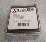 Lambda Research Optic Lens 105-0025 Rev.h S1: C51091018 (hhs) S2:C34090518 (dar). Fixed Price $82.95.