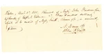 1835 Boston Receipt Nautical Capt Gelman Smith Brown Co Davis Signed. Fixed Price $40.05.