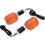 K&s Universal On/off-road Chrome/black Turn Signals W/amber Lens (25-7002). Fixed Price $39.13.